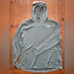 North Face Mens Big Pine Hoodie Wasabi Heather XXL w/Zipper Pockets